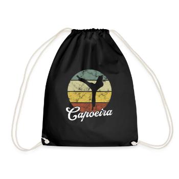 Capoeira - Drawstring Bag - black - Front