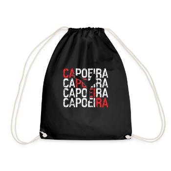 Capoeira - Drawstring Bag - black - Front