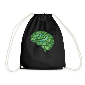 Disc Golf Cerveau - Sac de sport léger - noir - Devant
