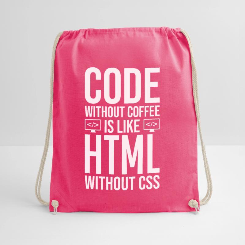 Coder Coffee Gift Drawstring Bag