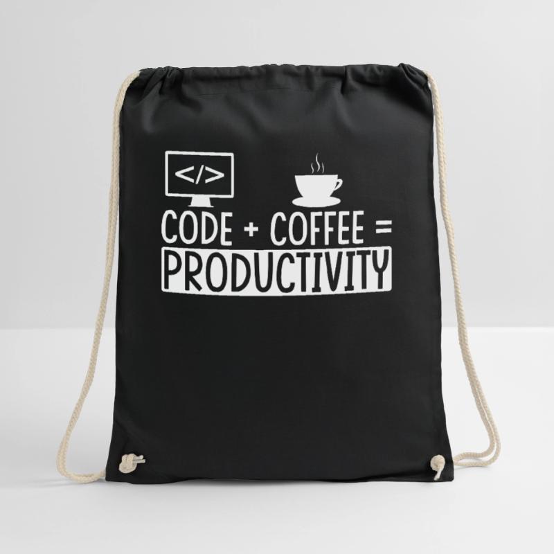 Coder Kaffee Geschenk Turnbeutel