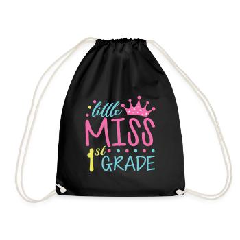 Bonjour 1ère année de rentrée scolaire Premier jour - Sac de sport léger - noir - Devant