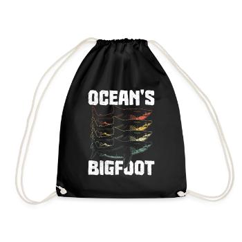 Le Bigfoot des Océans - Megalodon Shark - Sac de sport léger - noir - Devant