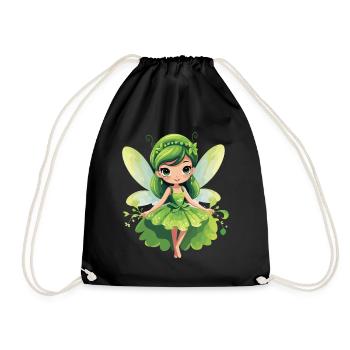 Beautiful Fairy Fairy - Enchant your heart - Drawstring Bag - black - Front