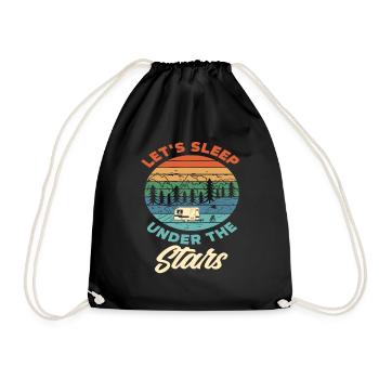Caravane de vacances Camping-car camping-car - Sac de sport léger - noir - Devant