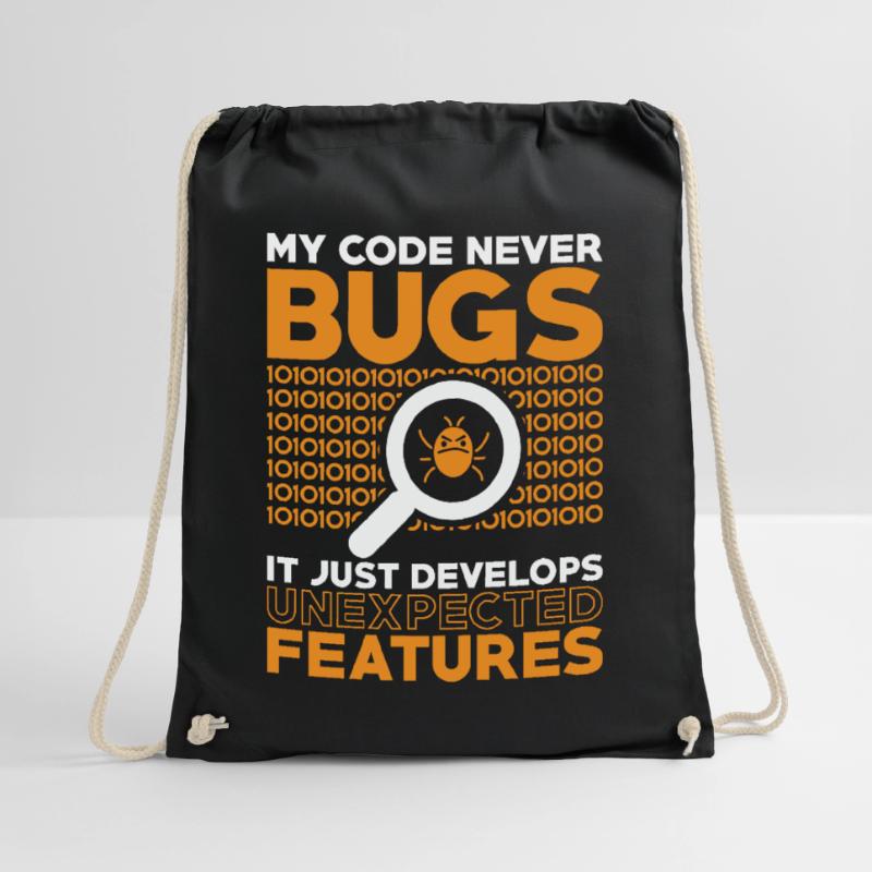 Programmer Developer Coder Code Drawstring Bag