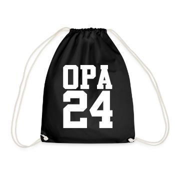 Werdender Opa 2032 - Turnbeutel - Schwarz - Vorne
