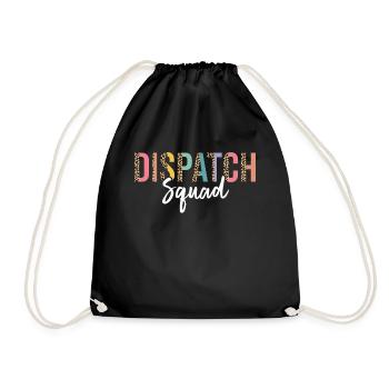 Dispatch Squad Public Assistance Emergency - Drawstring Bag - black - Front