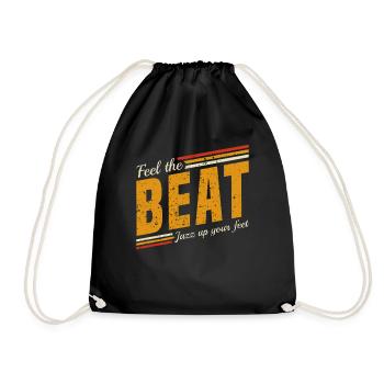Sentez le Beat Jazz dans vos pieds - Jazz Musiker - Sac de sport léger - noir - Devant