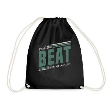 Sentez le Beat Jazz dans vos pieds - Jazz Musiker - Sac de sport léger - noir - Devant