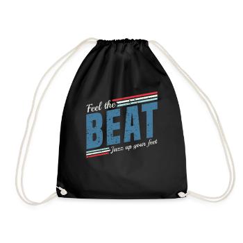 Sentez le Beat Jazz dans vos pieds - Jazz Musiker - Sac de sport léger - noir - Devant