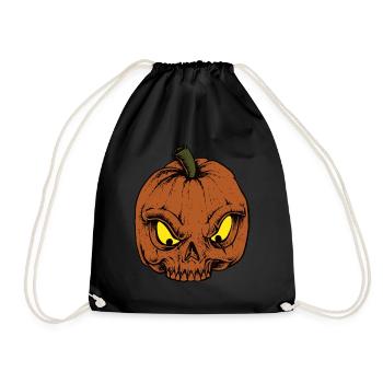 Halloween effrayant avec style Jack-O'-Lantern - Sac de sport léger - noir - Devant