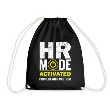 Mode RH activé - Gestion RH Ressources Humaines - Sac de sport léger - noir - Devant