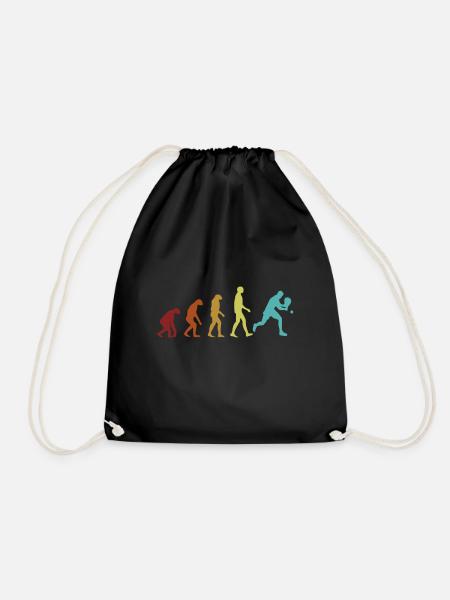 Padel Evolution Platform Tennis Paddleball Padel - Drawstring Bag - black