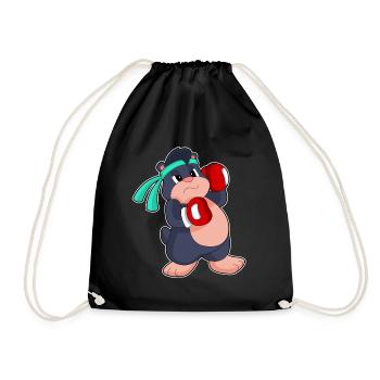Boxeur Mole Boxer Gants de boxe Boxe Boxe - Sac de sport léger - noir - Devant