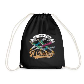 Pen Turning Kit - Drawstring Bag - black - Front