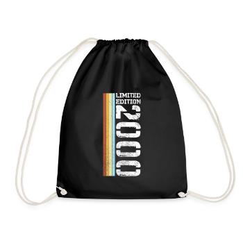 Limited Edition Retro 2000 - Drawstring Bag - black - Front
