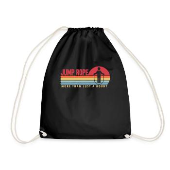 La corde à sauter plus qu’un passe-temps Sauter le saut - Sac de sport léger - noir - Devant