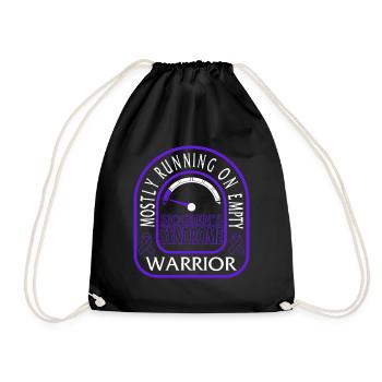 Sjögren's Syndrome Awareness Shirt, Mostly - Drawstring Bag - black - Front