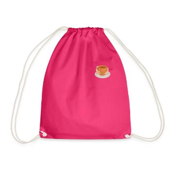 Pottery Logo Emblem Hobby Pottery Pro Wheel Lover - Drawstring Bag - fuchsia - Front