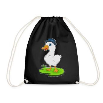 Chapeau de canard - Sac de sport léger - noir - Devant