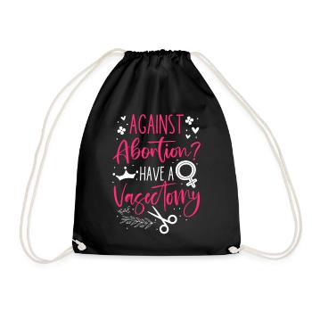 Féministe contre l’avortement ? Avoir un - Sac de sport léger - noir - Devant