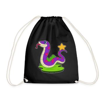 Étoile du serpent - Sac de sport léger - noir - Devant