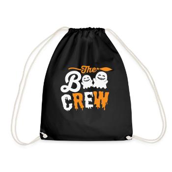 « The Boo Crew » - Doux fantômes et amusement effrayant - Sac de sport léger - noir - Devant