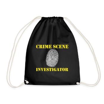 Enquêteur sur les scènes de crime Détective dactyloscopique - Sac de sport léger - noir - Devant