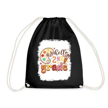 Zweite Klasse Rainbow Girls Jungen Lehrerteam 2. - Turnbeutel - Schwarz - Vorne