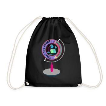 Zweite Klasse Rainbow Girls Jungen Lehrerteam 2. - Turnbeutel - Schwarz - Vorne