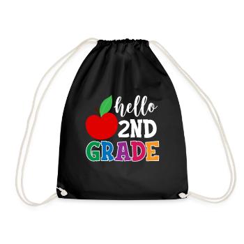Zweite Klasse Rainbow Girls Jungen Lehrerteam 2. - Turnbeutel - Schwarz - Vorne