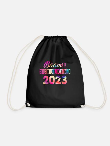 Schulkind 2023 Einschulung - Turnbeutel - Schwarz