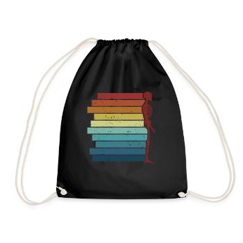 Retro X-Ray Technician Radiographer Technologist - Drawstring Bag - black - Front