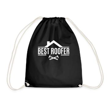 Best Roofer - Roofing Contractor Roof Worker Best - Turnbeutel - Schwarz - Vorne