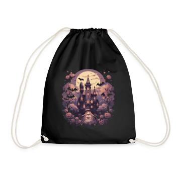 Witch Helloween Witches Outfit Witches - Drawstring Bag - black - Front