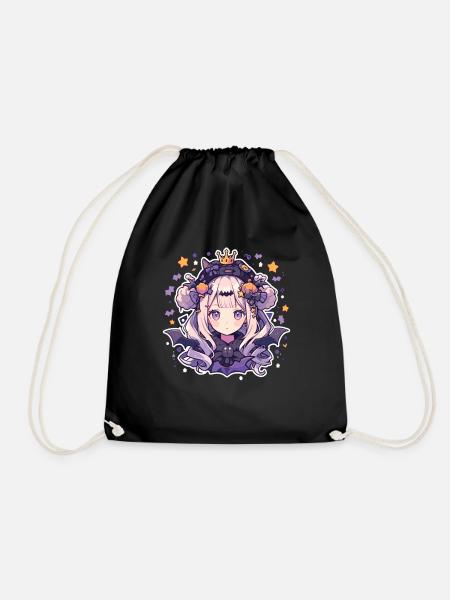 Vampir Vampire Vampir Damen Helloween - Turnbeutel - Schwarz