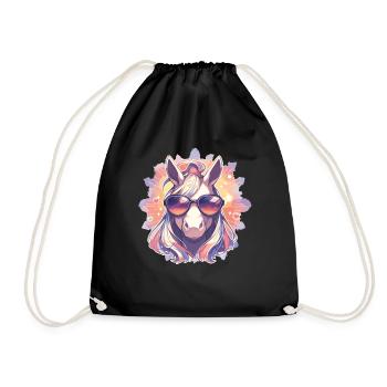 Lunettes de soleil Licorne - Sac de sport léger - noir - Devant
