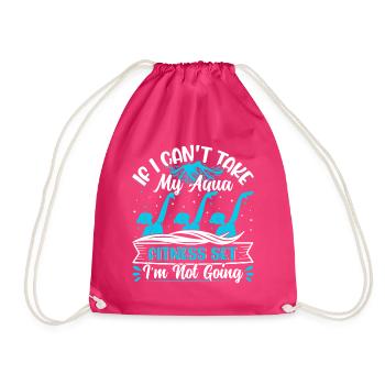 Aerobic Exercise Designs - Drawstring Bag - fuchsia - Front