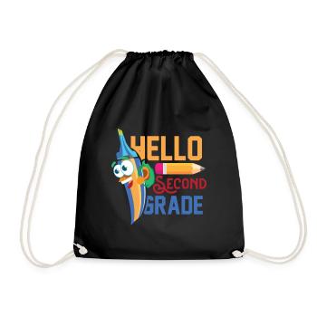 Zweite Klasse Rainbow Girls Jungen Lehrerteam 2. - Turnbeutel - Schwarz - Vorne