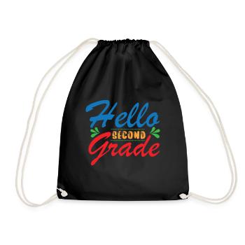 Zweite Klasse Rainbow Girls Jungen Lehrerteam 2. - Turnbeutel - Schwarz - Vorne