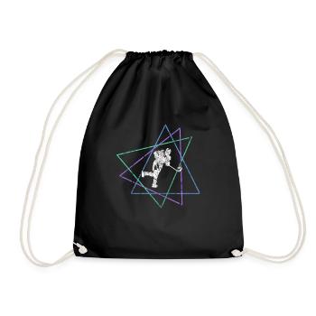 Eishockey - Drawstring Bag - black - Front