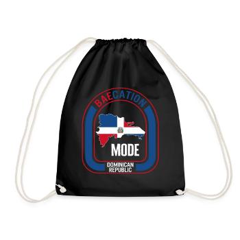 Chemise Punta Cana, Baecation Mode Dominicain - Sac de sport léger - noir - Devant
