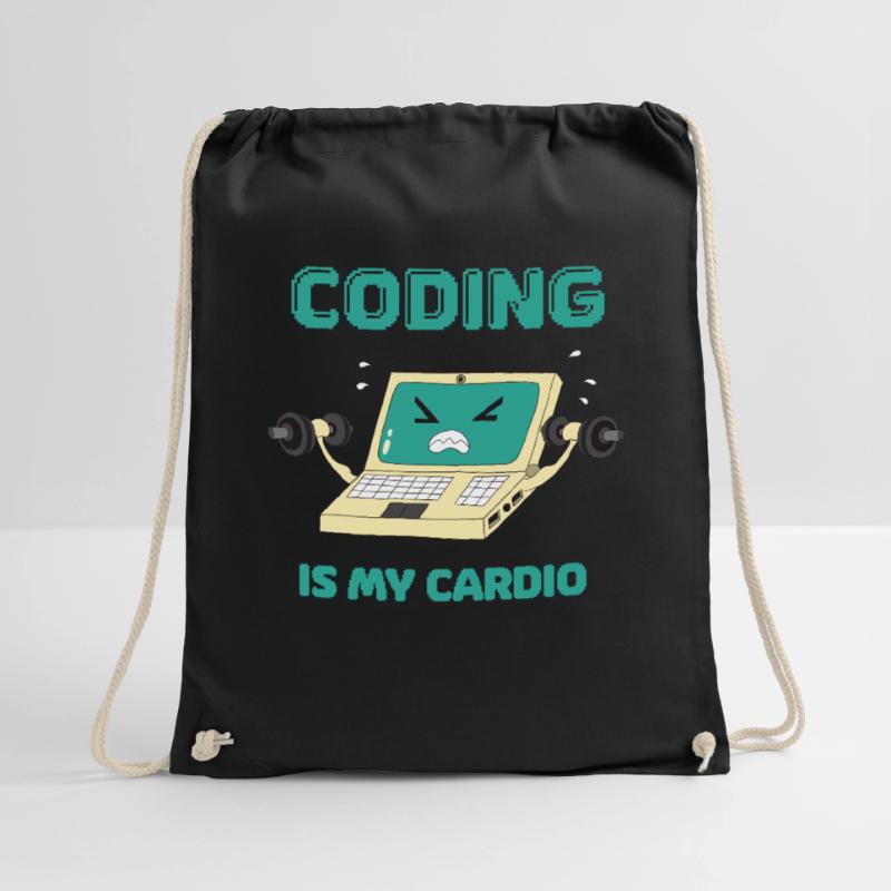 Programmer Coding Fitness Funny Computer Scientist Drawstring Bag