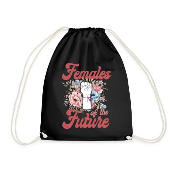 Femmes féministes du futur - Sac de sport léger - noir - Devant