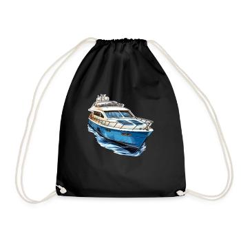 Yacht - Turnbeutel - Schwarz - Vorne
