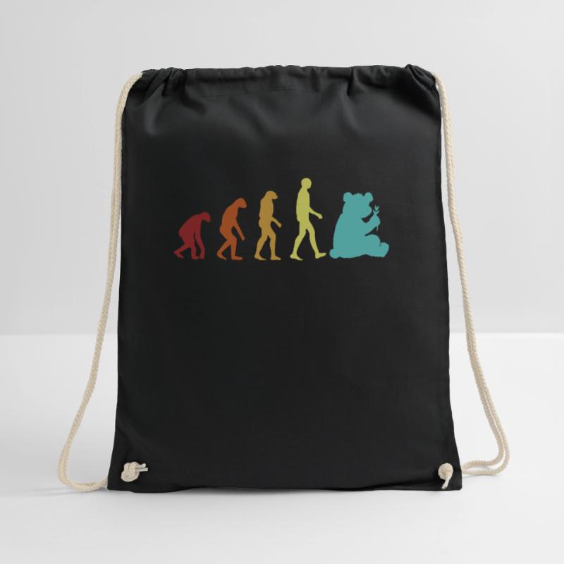 Panda Evolution Panda Ours Ami Amant Géant Sac de sport léger