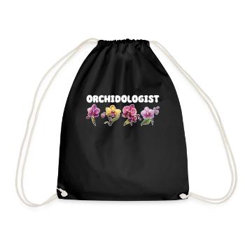 Orchid Whisperer Planzen Freund Orchideen - Turnbeutel - Schwarz - Vorne