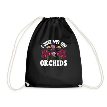 Orchid Whisperer Planzen Freund Orchideen - Turnbeutel - Schwarz - Vorne