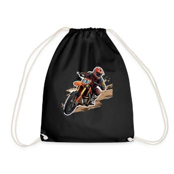 Motocross - Sac de sport léger - noir - Devant